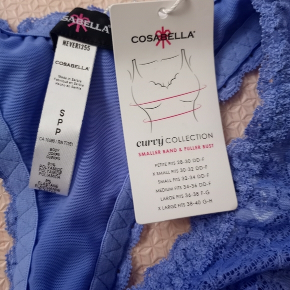 COSABELLA Curvy Never Racerback Bra Size Small - Picture 3 of 11